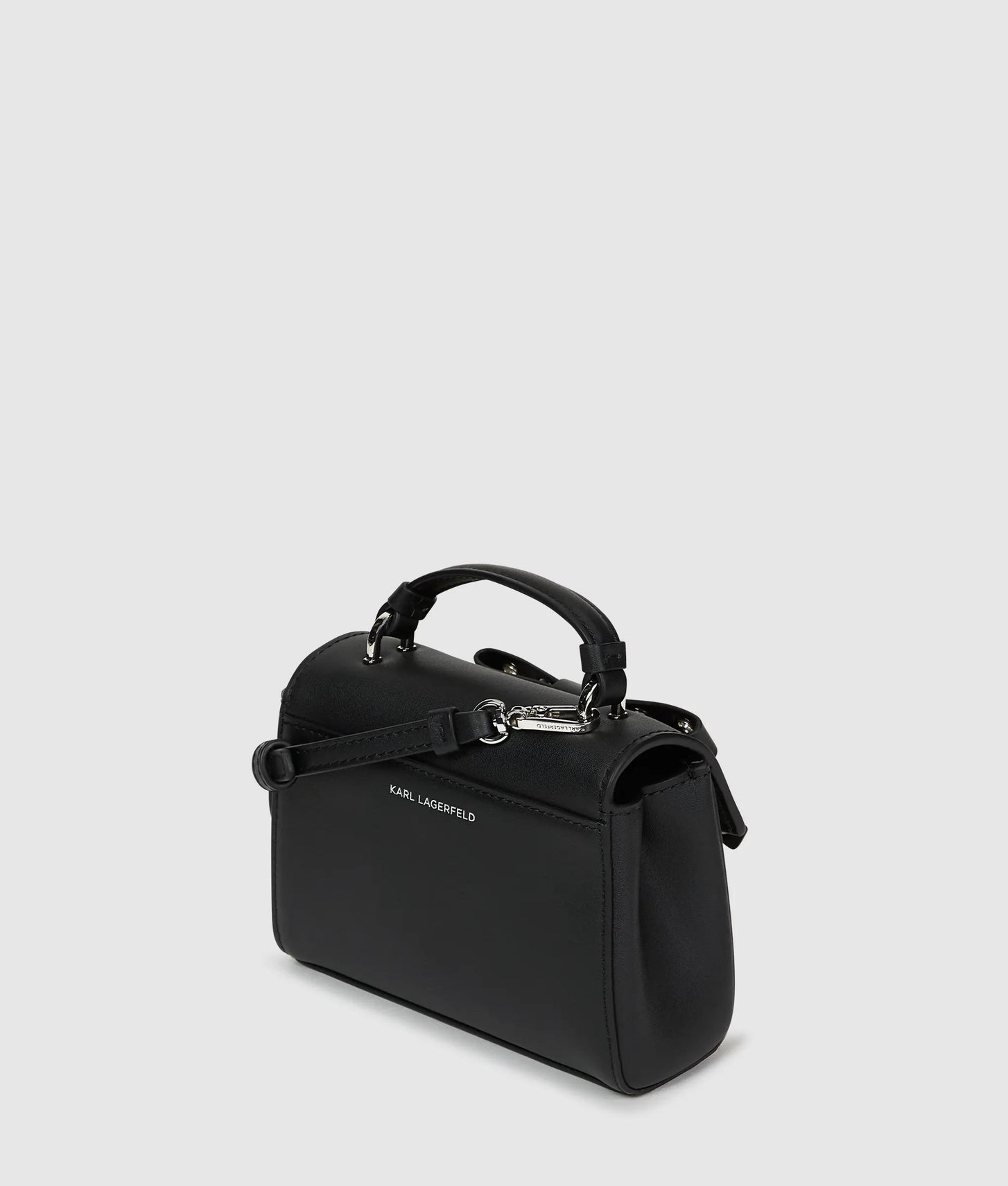 KarlLagerfeld Kautograph Bow Nano Bag Black Embellishment