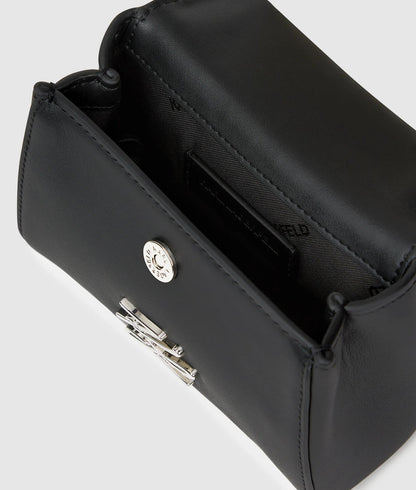 KarlLagerfeld Kautograph Bow Nano Bag Black Embellishment