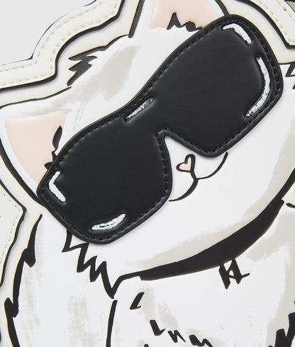 KarlLagerfeld Ikon Choupette Crossbody Bag Off White