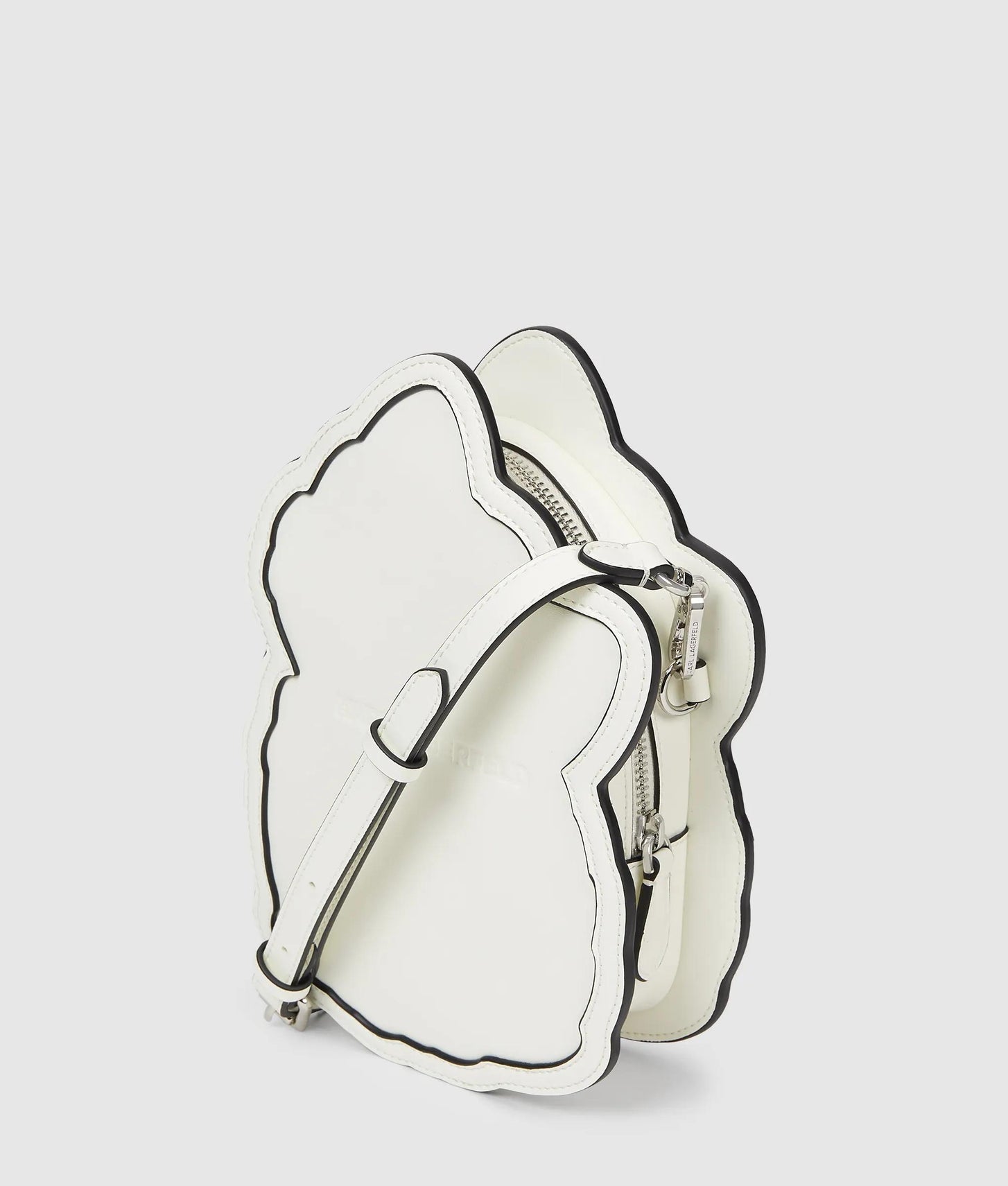 KarlLagerfeld Ikon Choupette Crossbody Bag Off White