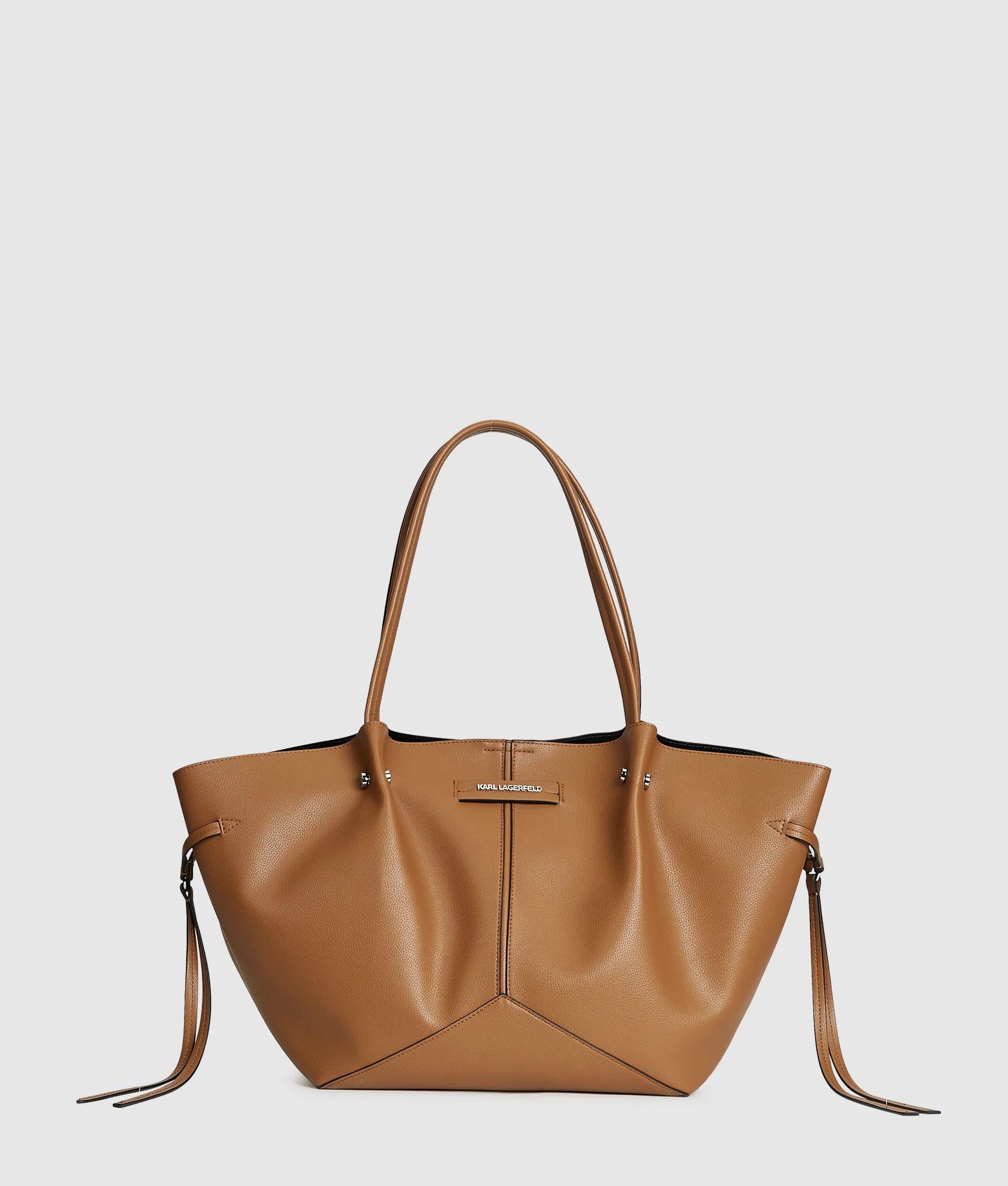 KarlLagerfeld Kpierced Medium Tote Bag Caramel