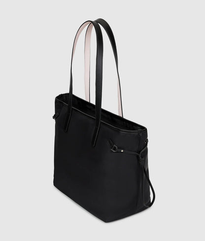 KarlLagerfeld Ikon Choupette Drawstring Tote Bag Black
