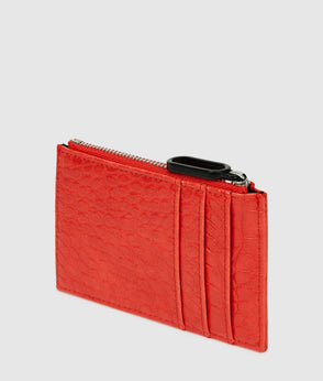 KarlLagerfeld Transformable Croco Pouch High Risk Red
