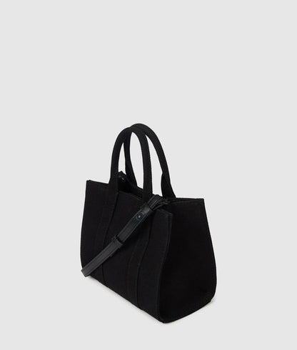 KarlLagerfeld Rue St-Guillaume Mini Faux-Pearls Tote Bag Black
