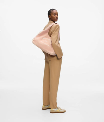 KarlLagerfeld Rue St-Guillaume Mesh Hobo Bag Misty Rose