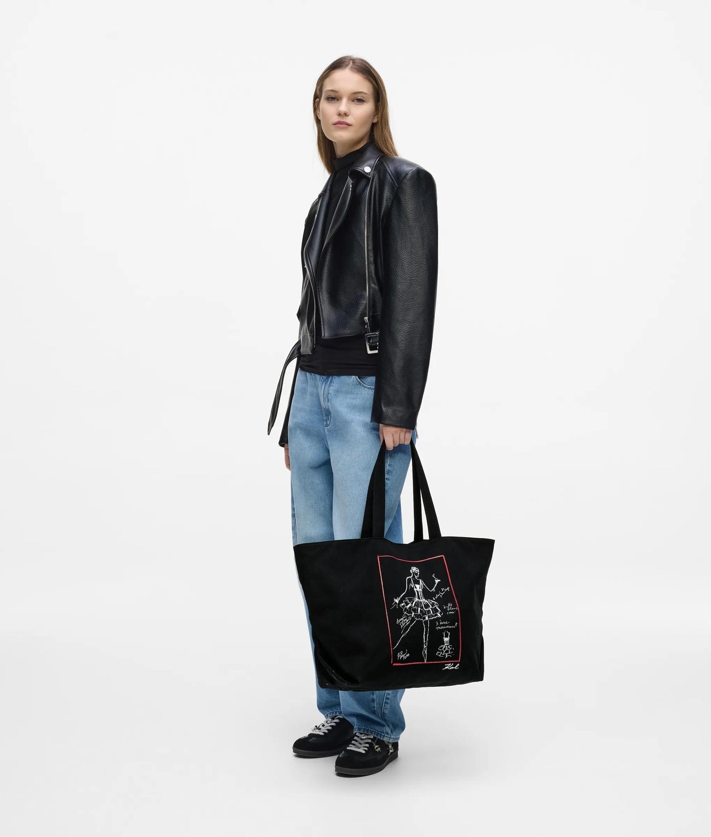 KarlLagerfeld Kballet Shopper Black
