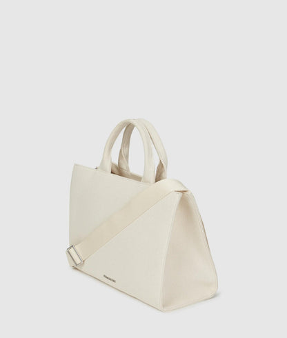 KarlLagerfeld Ikon Choupette Medium Square Tote Bag Natural