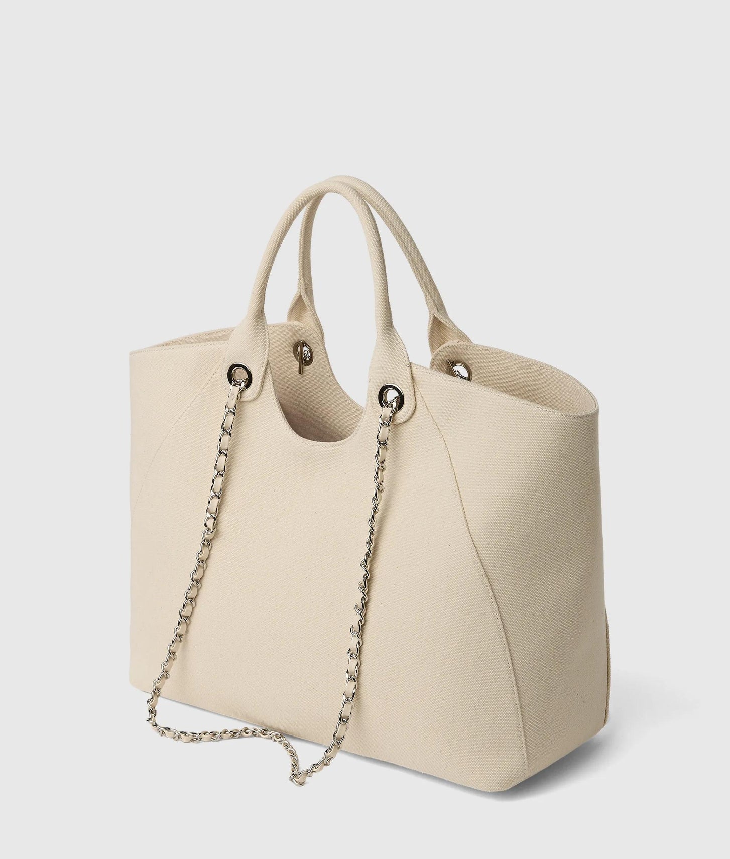 KarlLagerfeld Exclusive Rue St-Guillaume Chain Shopper Natural