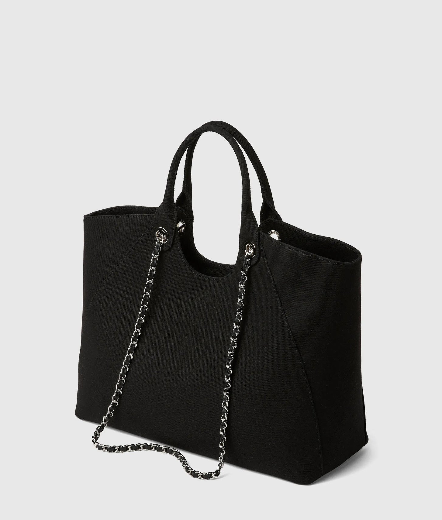 KarlLagerfeld Exclusive Rue St-Guillaume Chain Shopper Black