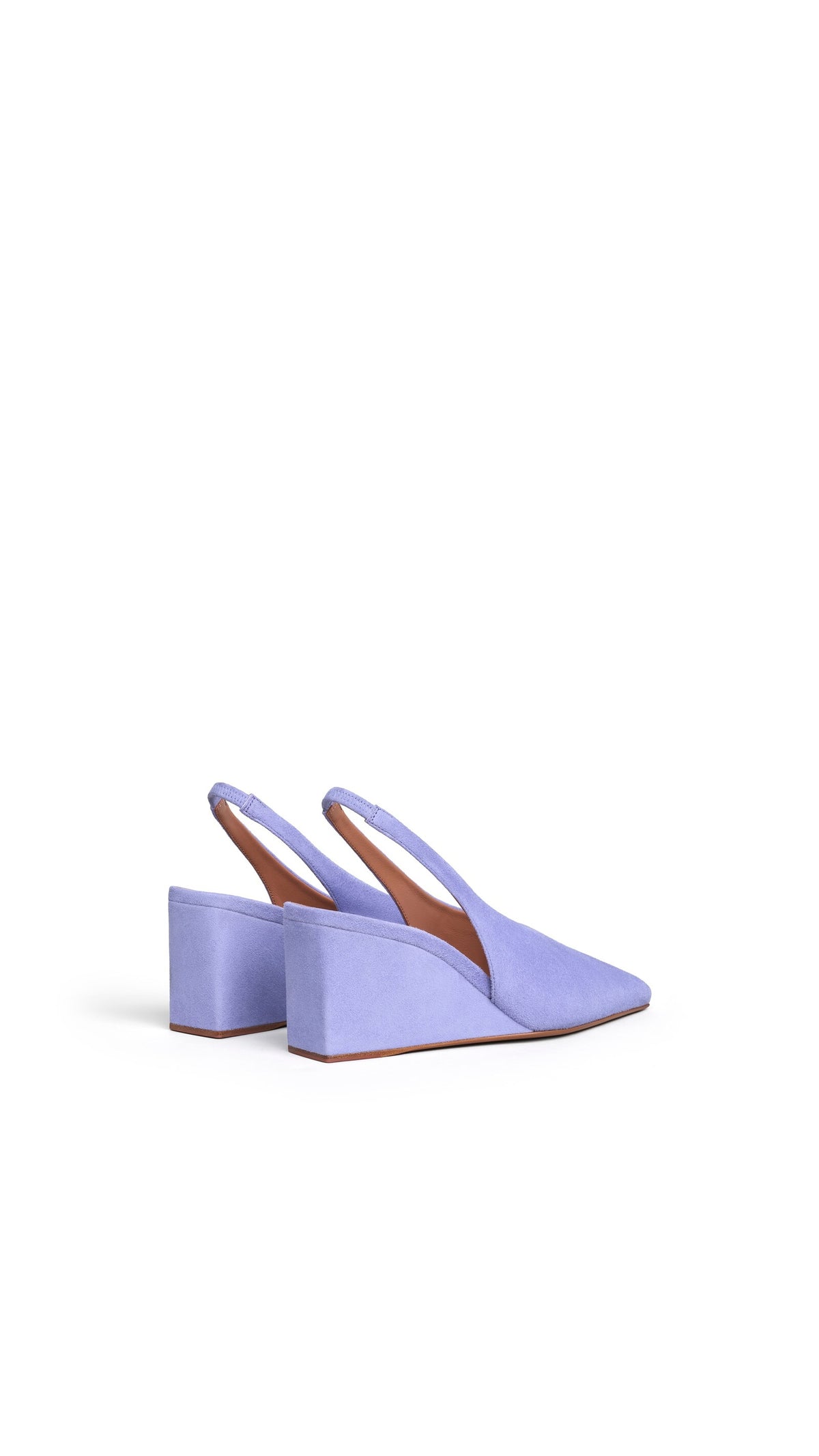 Alaïa Cube Slingbacks In Suede