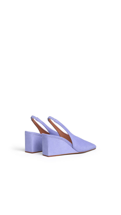 Alaïa Cube Slingbacks In Suede