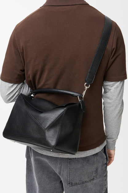 Loewe Large Puzzle bag in supple grained calfskin