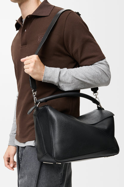 Loewe Large Puzzle bag in supple grained calfskin