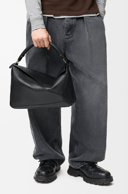 Loewe Large Puzzle bag in supple grained calfskin