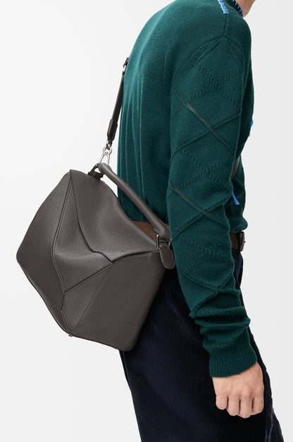 Loewe Large Puzzle bag in supple grained calfskin