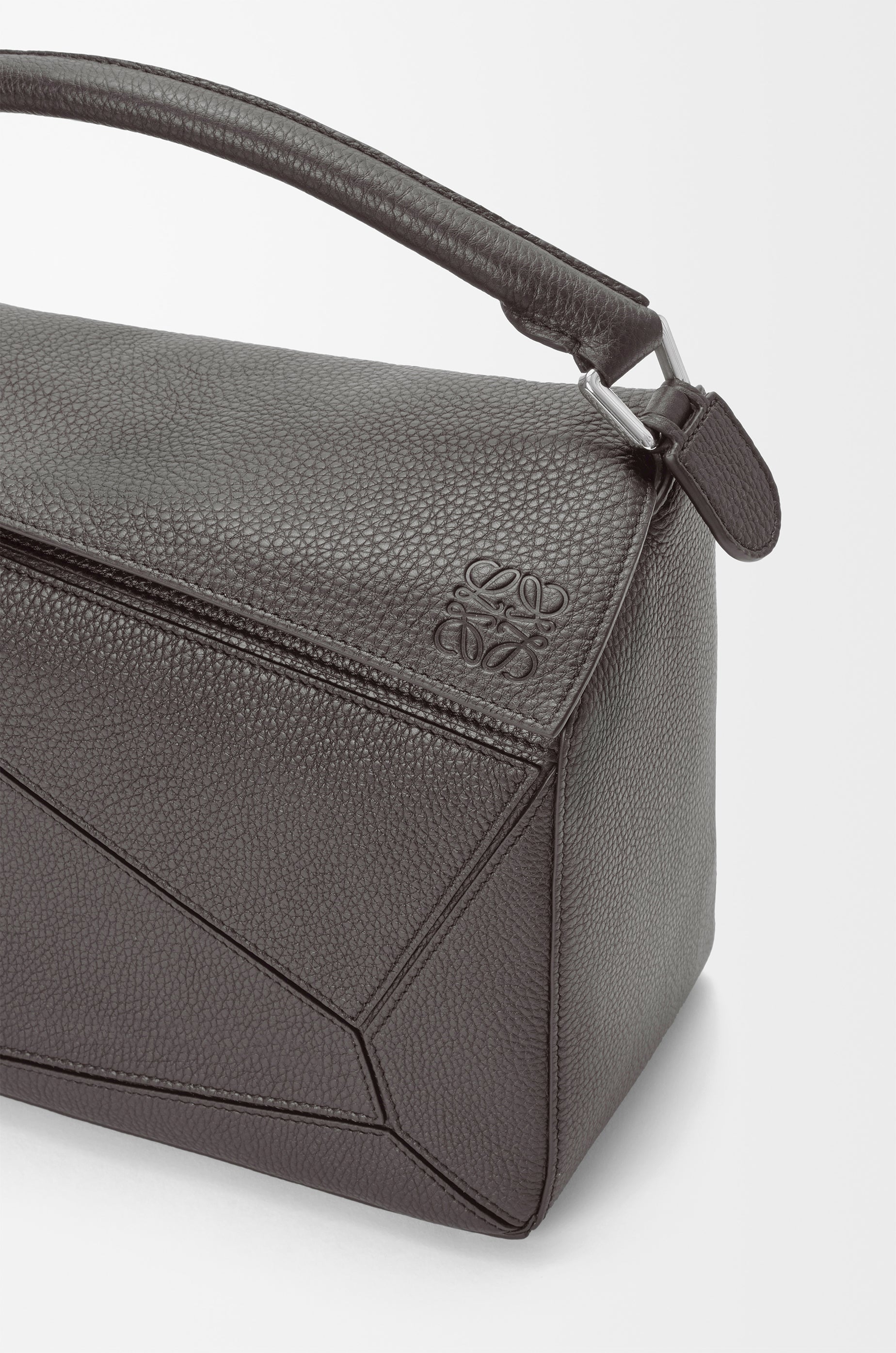 Loewe Large Puzzle bag in supple grained calfskin