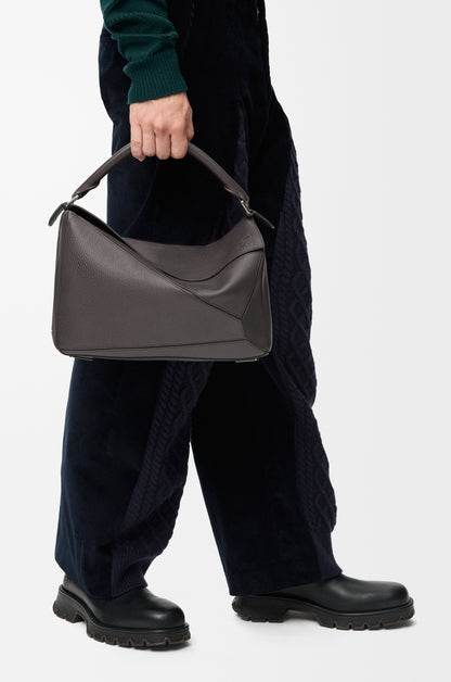 Loewe Large Puzzle bag in supple grained calfskin