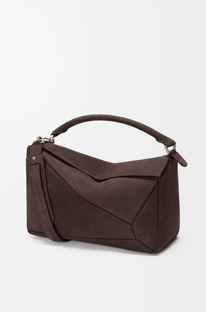Loewe Large Puzzle bag in grained nubuck