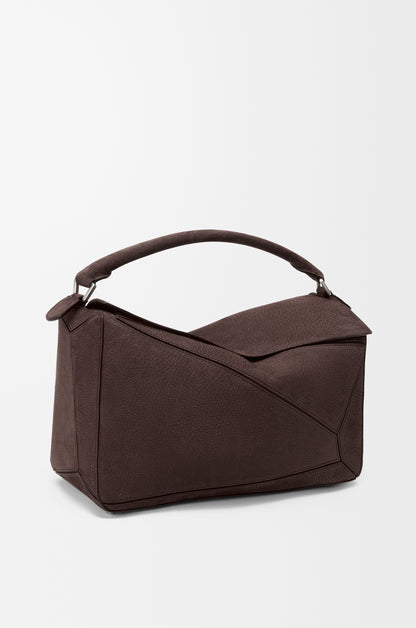 Loewe Large Puzzle bag in grained nubuck