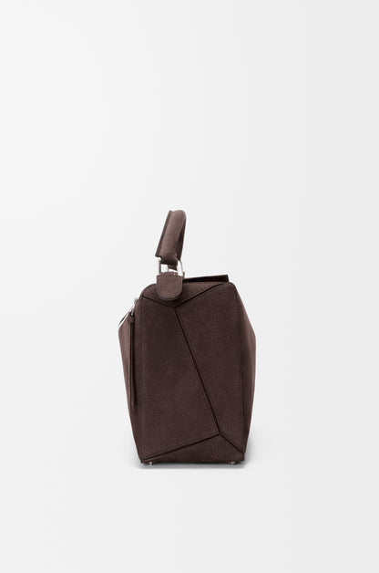 Loewe Large Puzzle bag in grained nubuck