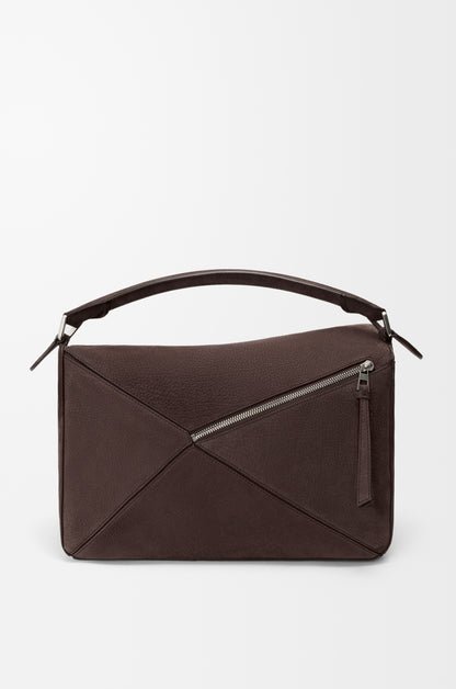 Loewe Large Puzzle bag in grained nubuck