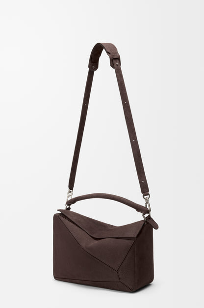 Loewe Large Puzzle bag in grained nubuck