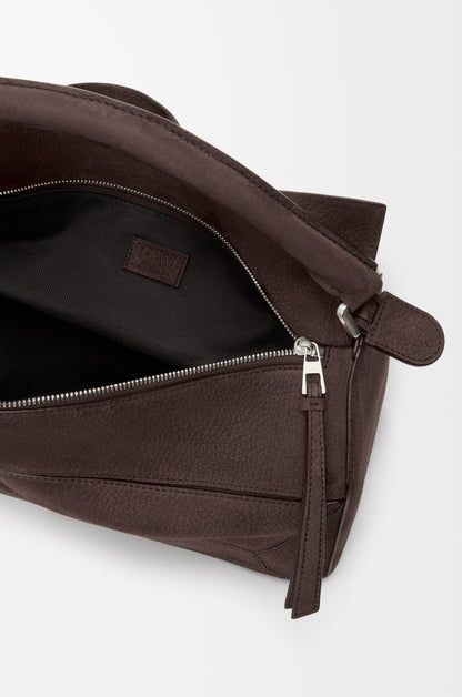 Loewe Large Puzzle bag in grained nubuck