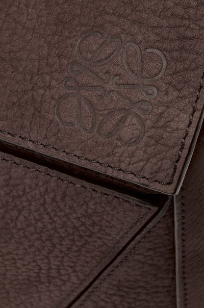 Loewe Large Puzzle bag in grained nubuck
