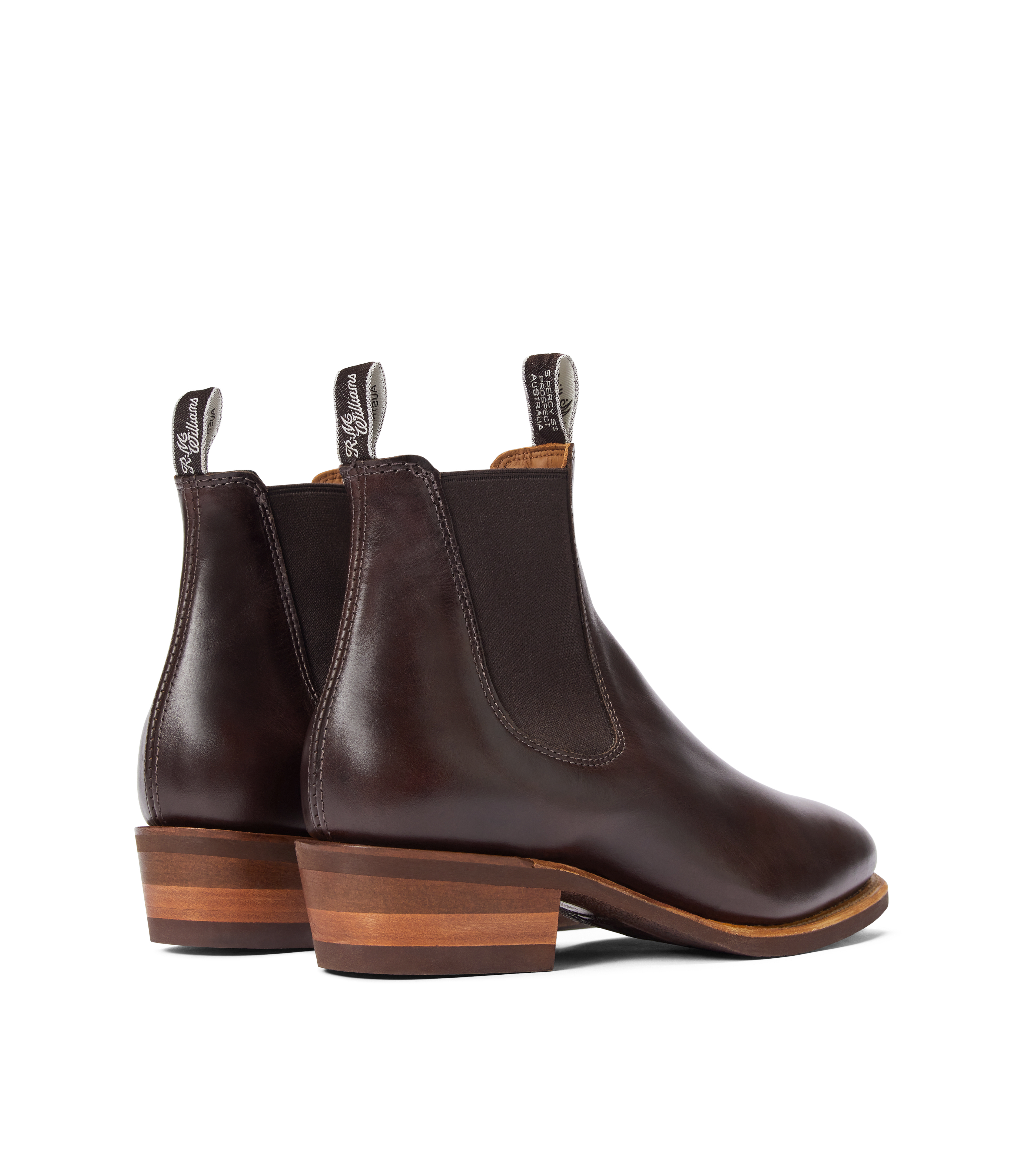 Lady Yearling boot chocolate smooth-grain leather