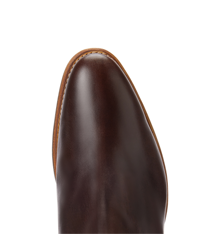 Lady Yearling boot chocolate smooth-grain leather