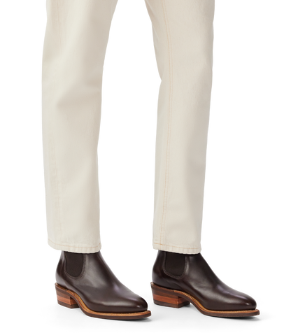 Lady Yearling boot chocolate smooth-grain leather