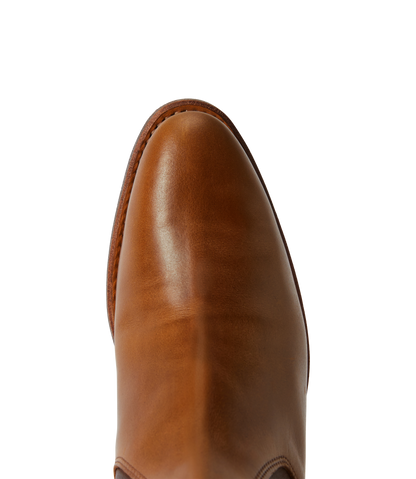 Lady Yearling boot caramel pull-up leather