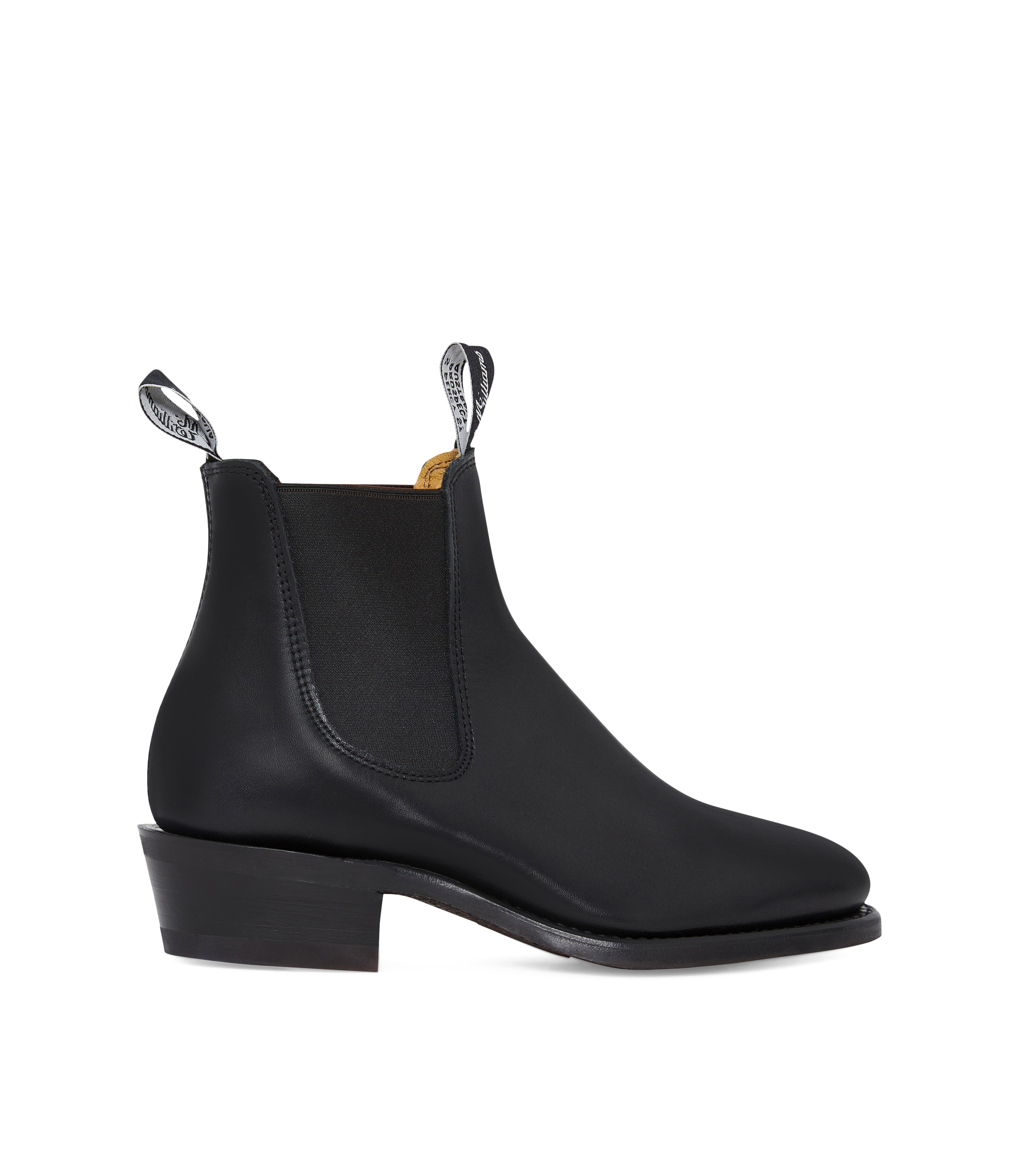 Lady Yearling boot black yearling leather