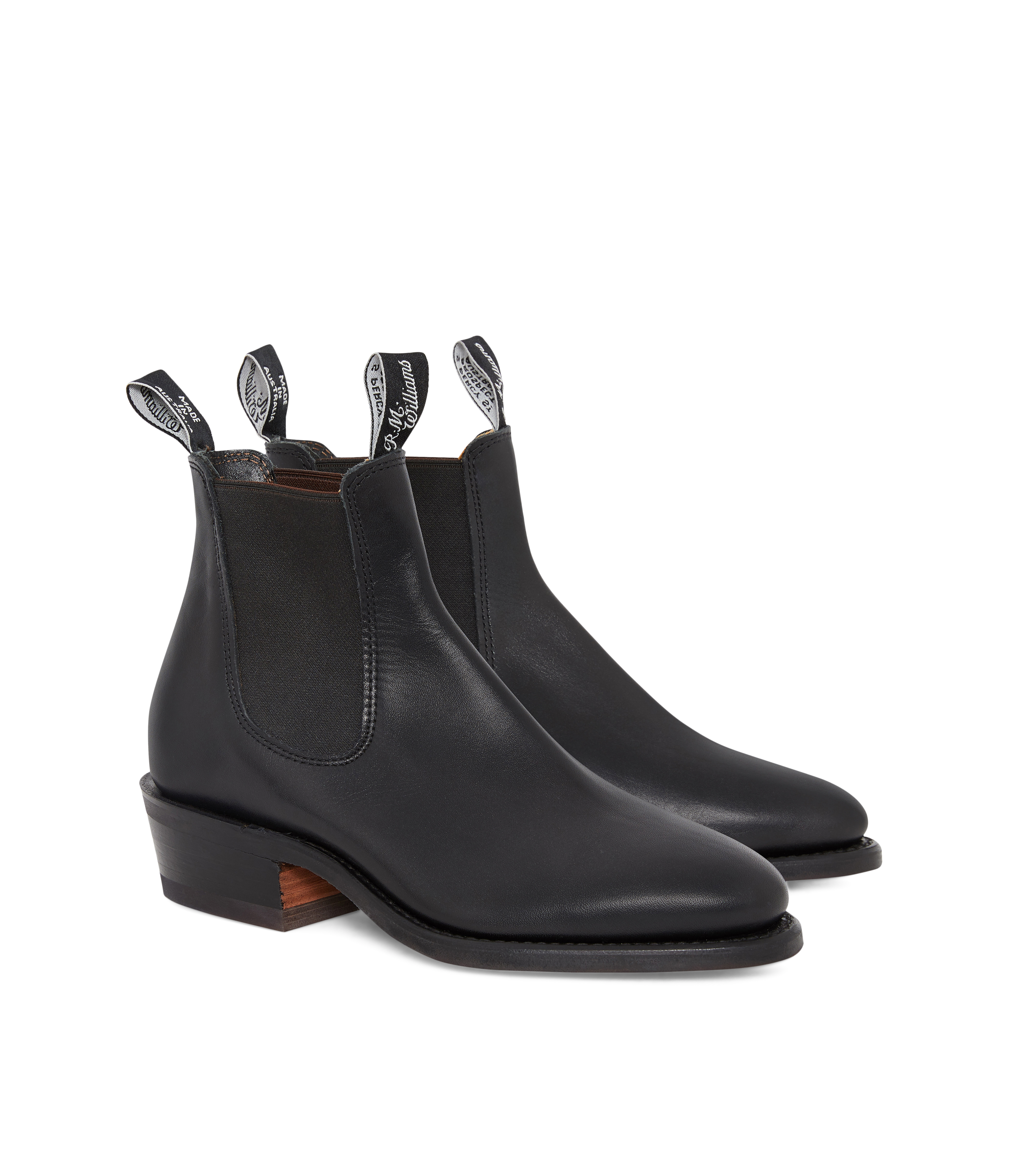 Lady Yearling boot black yearling leather