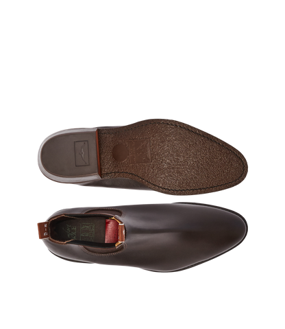 Lady Yearling boot chestnut yearling leather