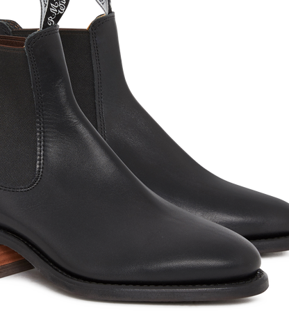 Lady Yearling boot black yearling leather