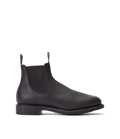 Gardener boot black oiled leather
