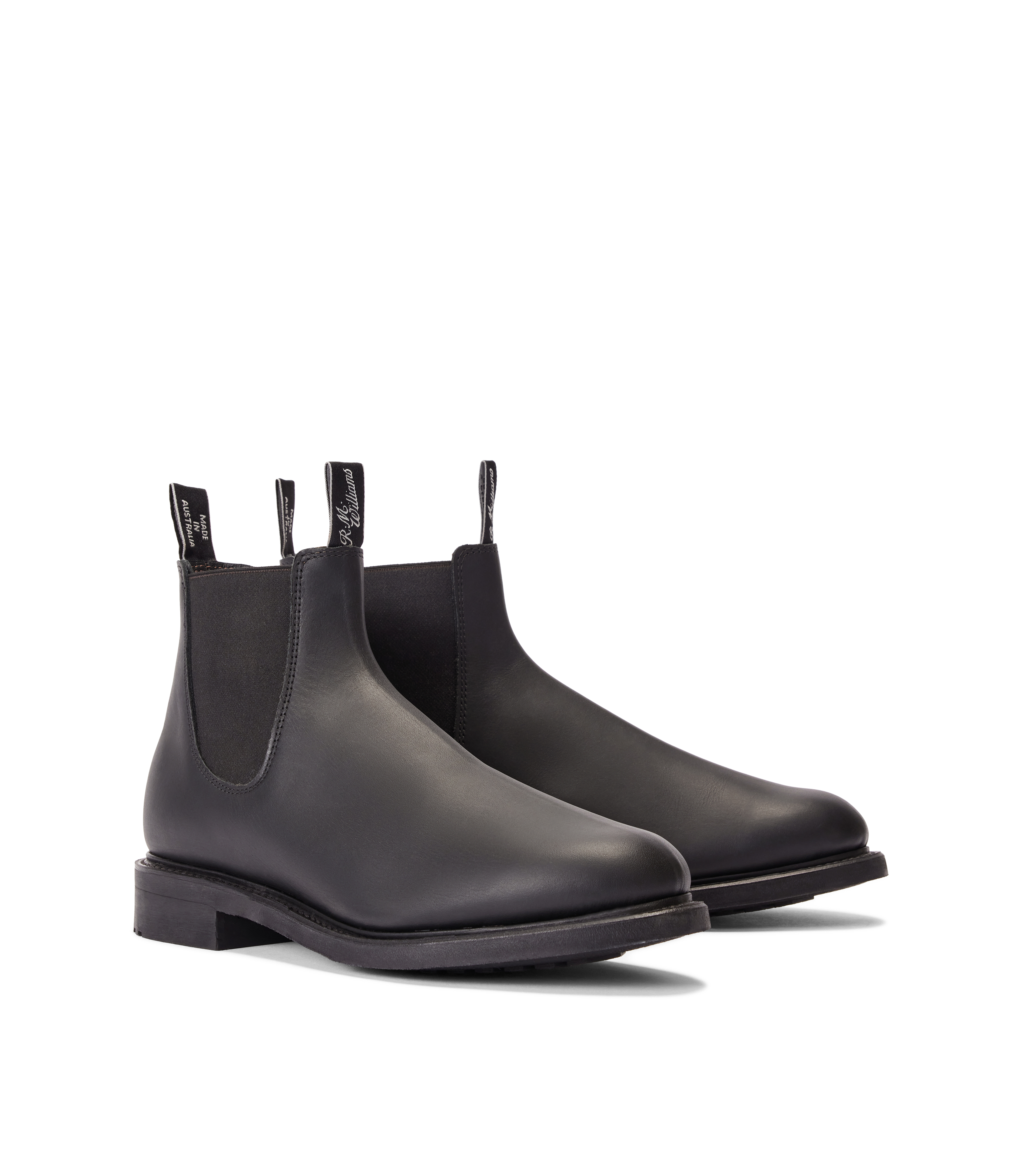 Gardener boot black oiled leather