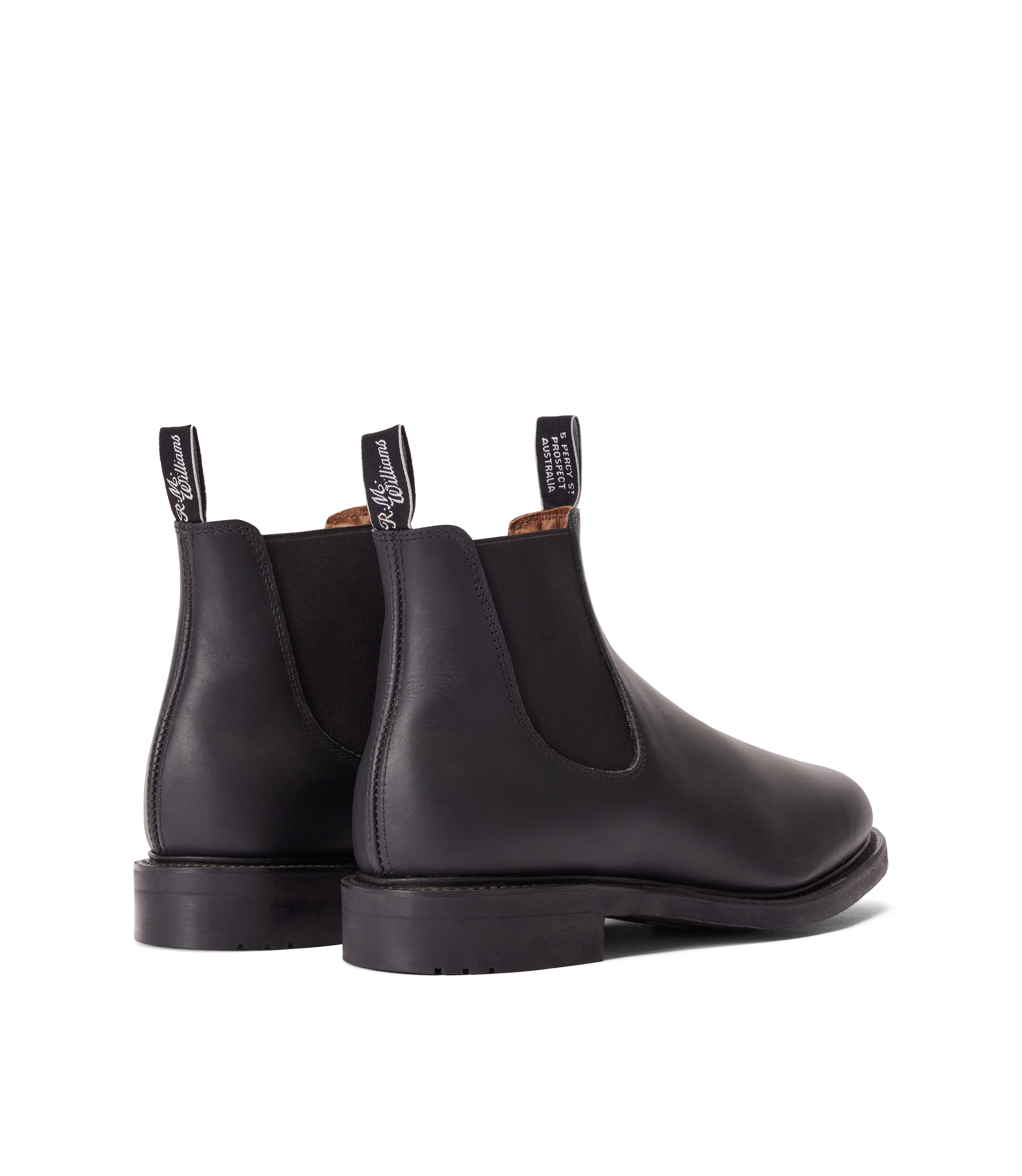 Gardener boot black oiled leather