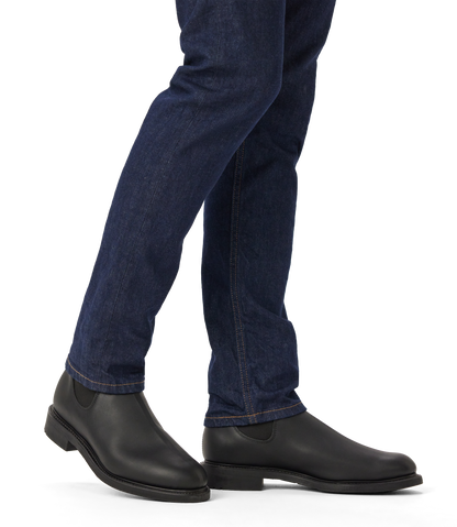 Gardener boot black oiled leather