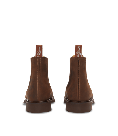 Gardener boot bark oiled nubuck leather