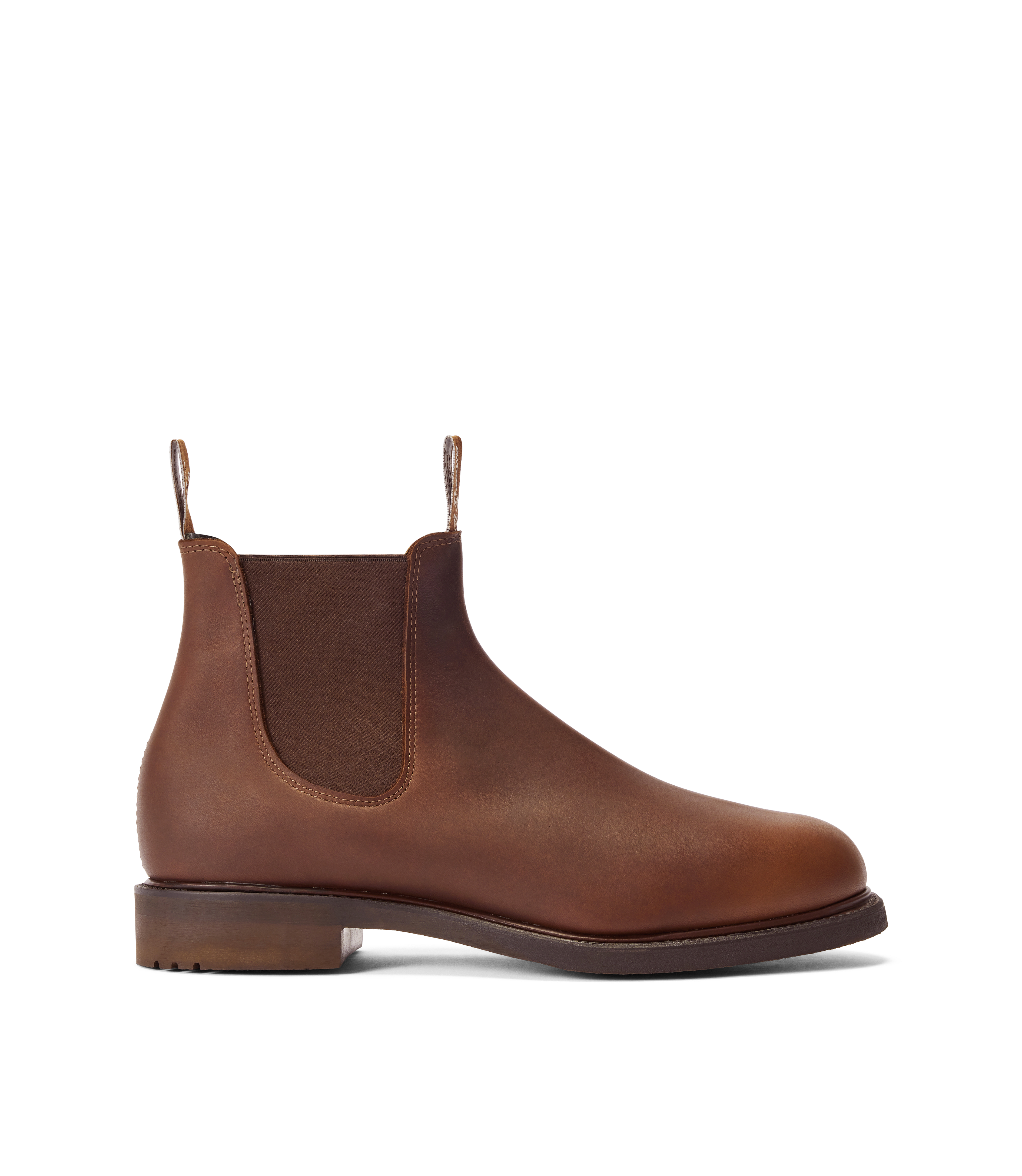Gardener boot brown oiled leather