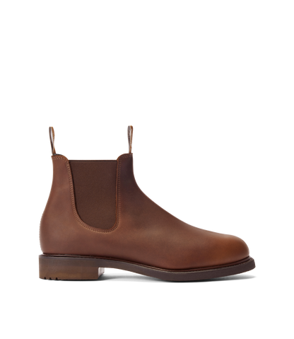 Gardener boot brown oiled leather