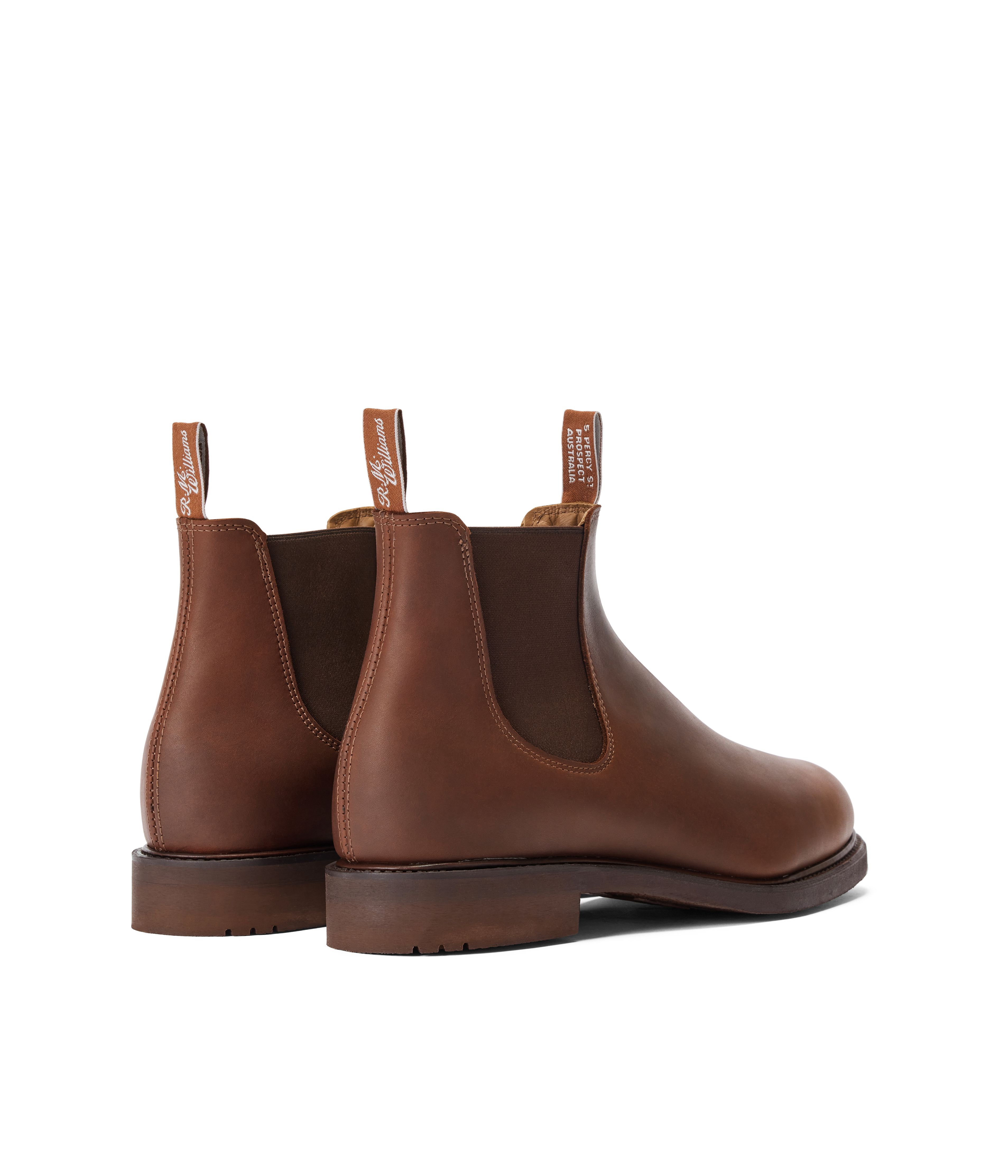 Gardener boot brown oiled leather