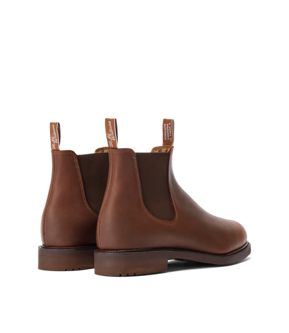 Gardener boot brown oiled leather
