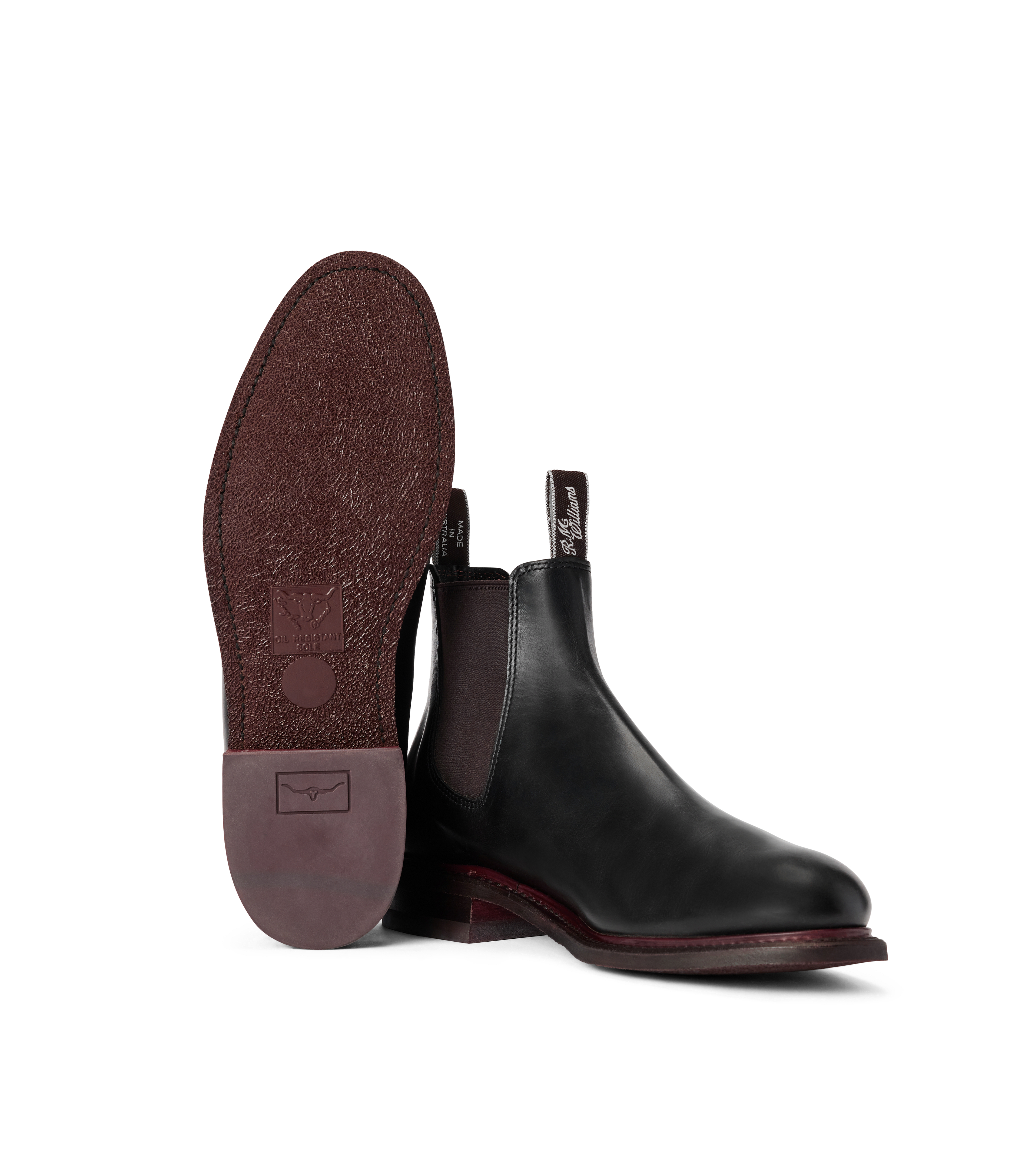 Urban Turnout boot nero pull-up leather