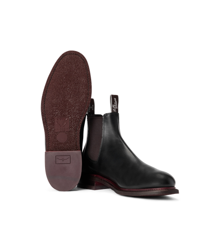 Urban Turnout boot nero pull-up leather