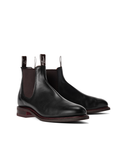 Urban Turnout boot nero pull-up leather