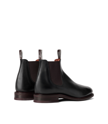 Urban Turnout boot nero pull-up leather