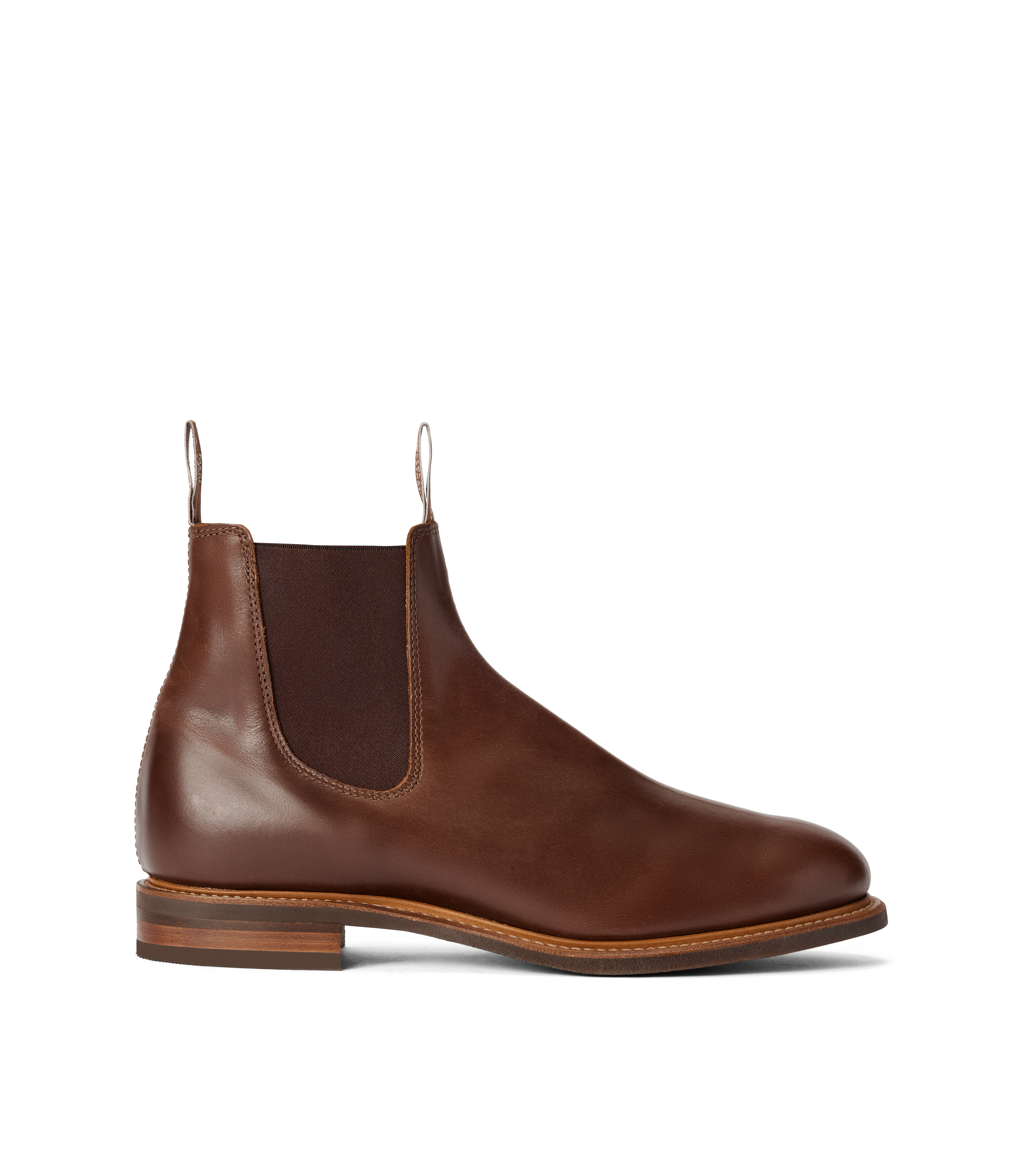 Urban Turnout boot dark tan pull-up leather